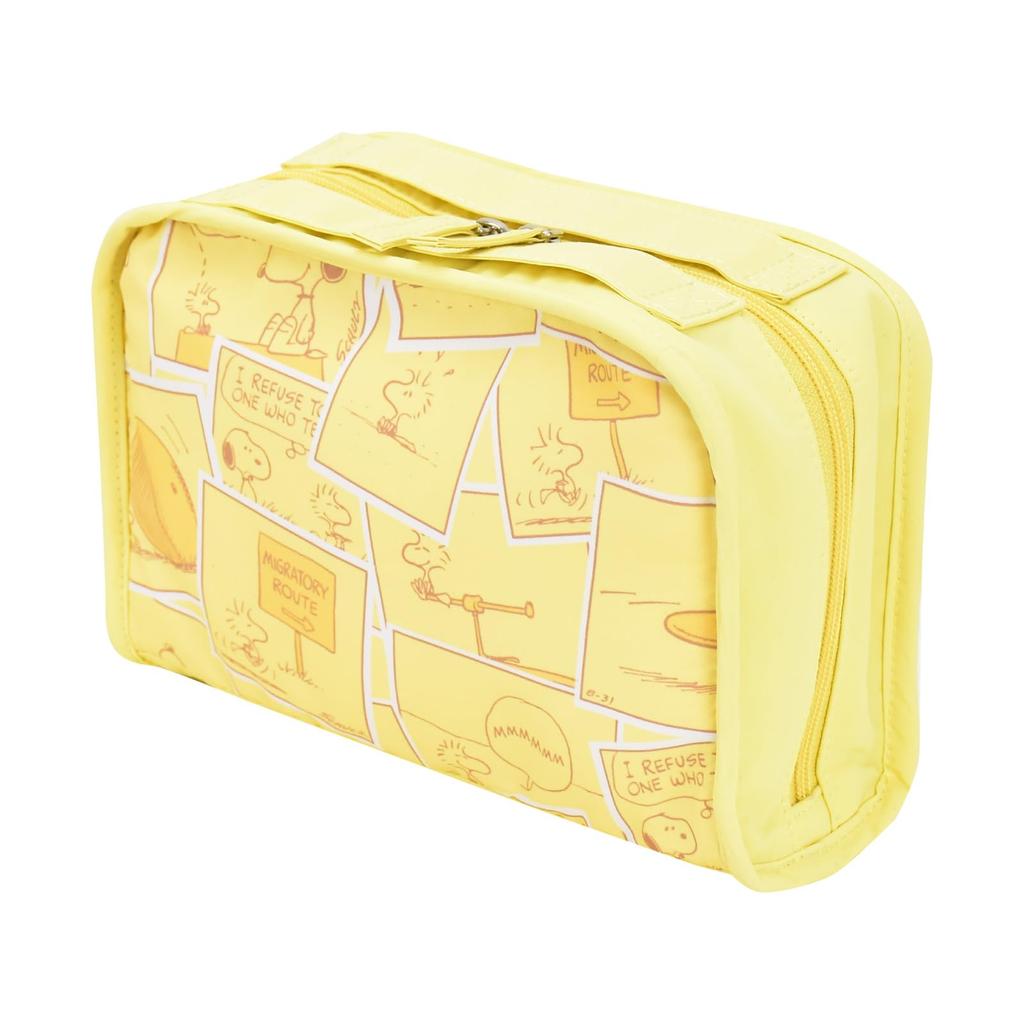 Large Capacity Pouch with Dividers YE Comic Snoopy SPZ-4055