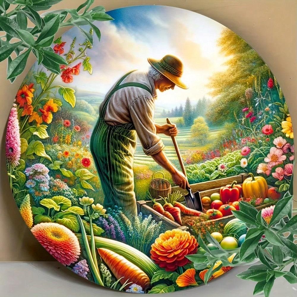 Metal Wall Art Sign Iron Home Garden Decor Gift 20x20