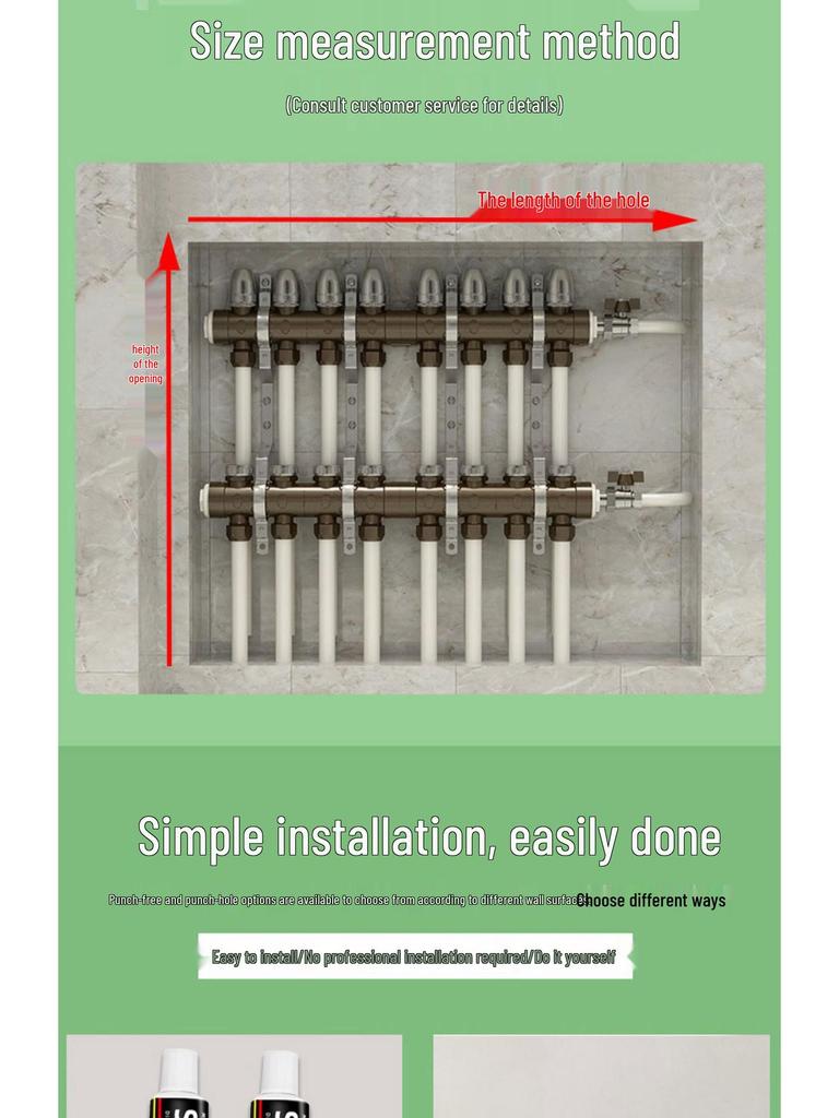 Ultra-Thin Radiator Valve & Manifold Cover: Space-Saving Underfloor Heating Solution