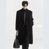 Men's Thickened Wool Coat - 2025 Autumn/Winter Korean Style Long Windbreaker, Handsome Plus Size Outerwear