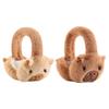 Cozy Ear Warmers Plush Cartoon Capybara Earmuffs Foldable Women Ear Covers for Outdoor Sports Skiing Winter Cold Weather