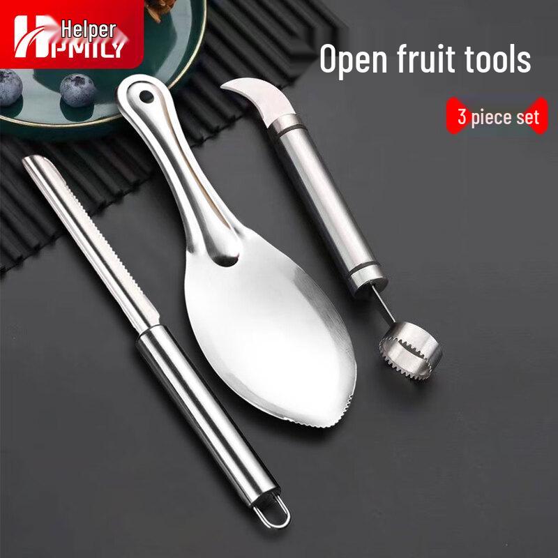 HPMILY Набор из 3 предметов для подготовки фруктов из нержавеющей стали