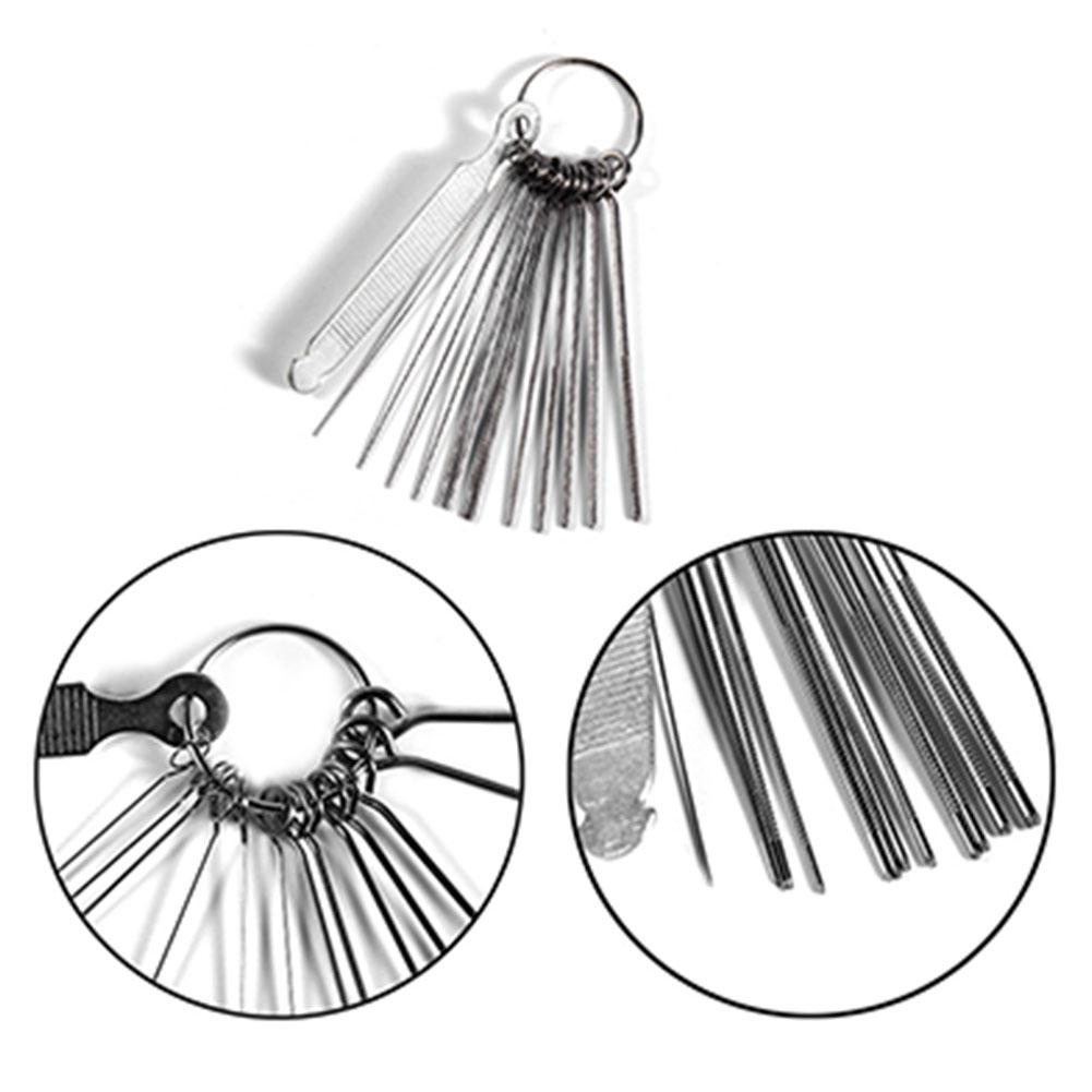 Portable DIY Guitar Repair Tools Guitar Nut Slotting File Saw Rods Slot Filing Set Luthier Replacement Accessory