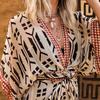 Women's Four-Way Stretch Long Cardigan: Loose Sun Protection Jacket & Beach Bikini Cover-Up