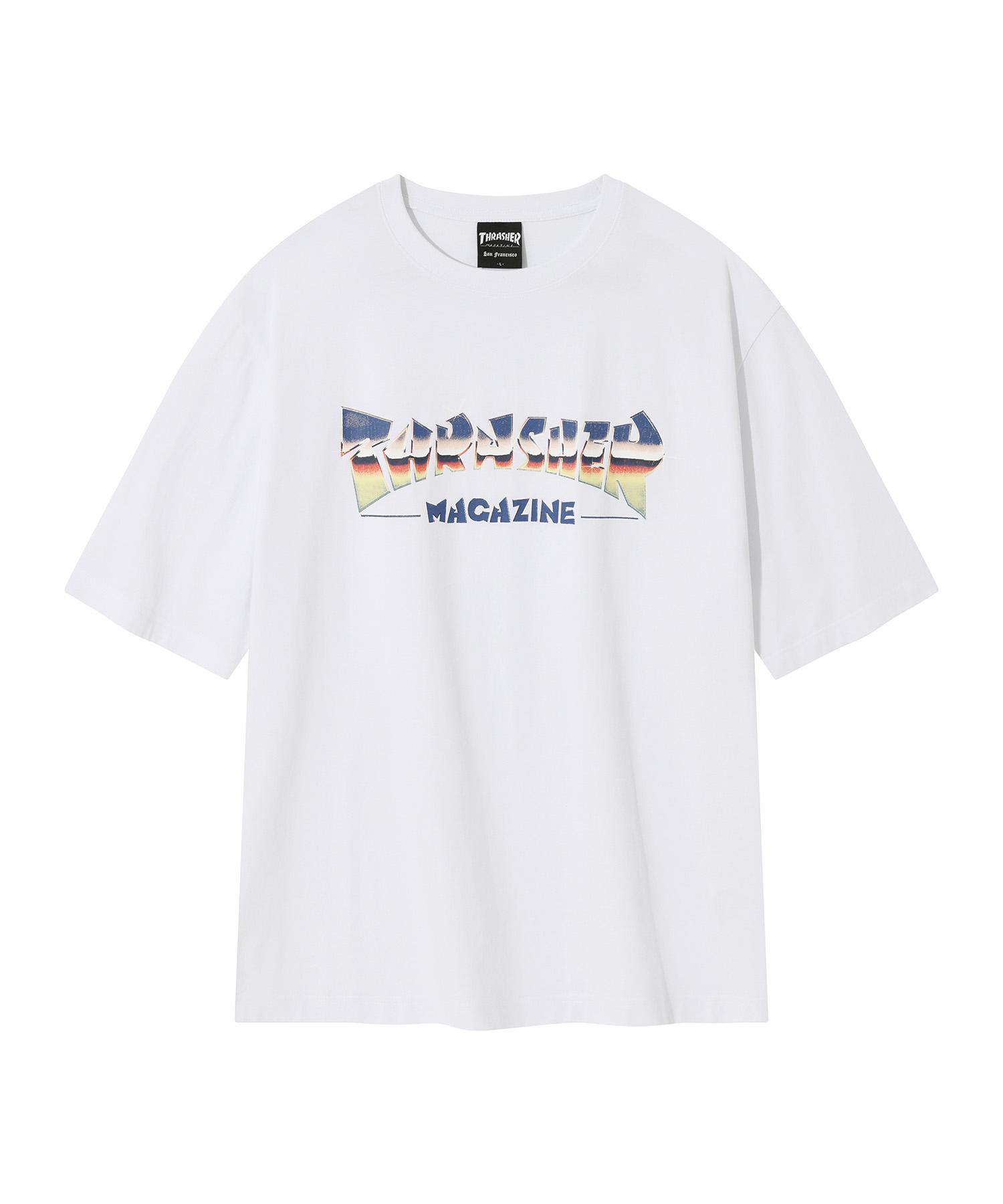 Treasure Metal Magazine Logo Short Sleeve T-Shirt White M