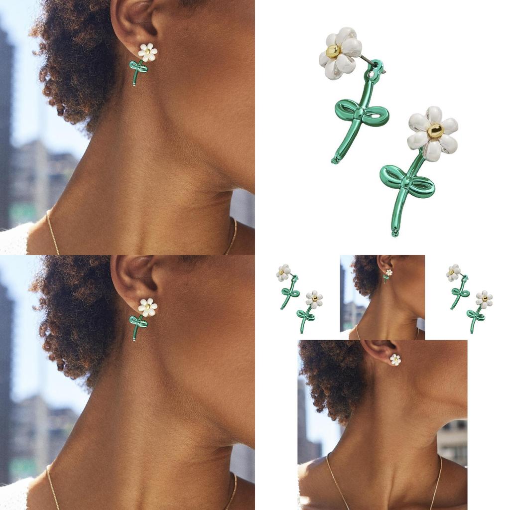 Trendy Autumn 2021 Floral Earrings For Women Creative And Elegant Alloy Design