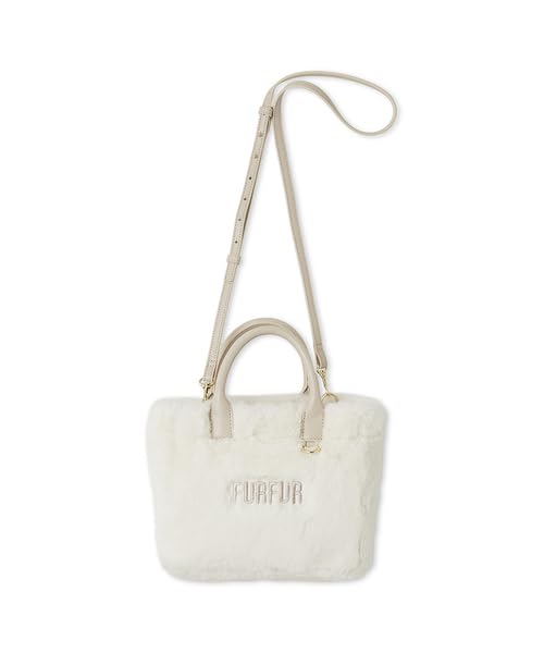 Furfur Eco Fur Tote Bag RWGB254500 IVR Women's