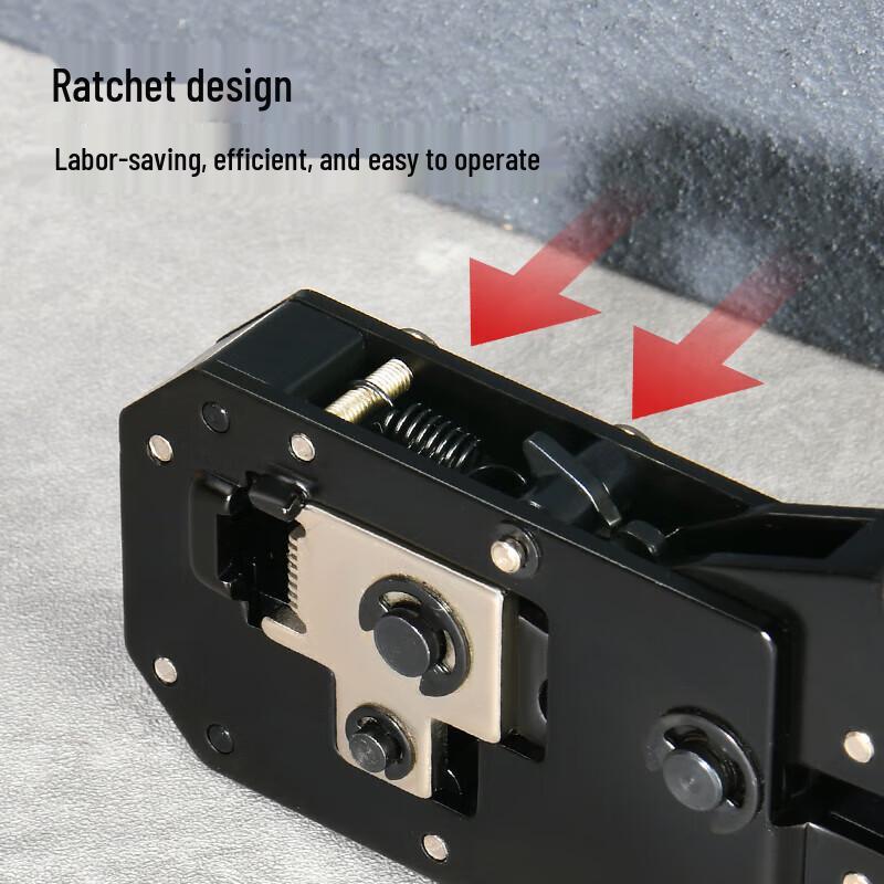 Deli 6P/8P Multi-function Ratchet Network Cable Crimper
