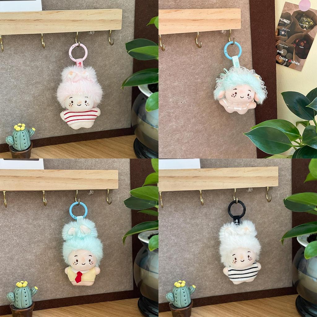 Cute Plush Baby Doll Keychain With Short Pile Plush For Backpack Decor And Gift For All Ages