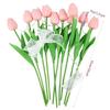 5/10pcs LED Tulips Artificial Flowers Flower Bouquet Night Light for Desktop Room Home Garden Decoration Wedding Birthday Gift