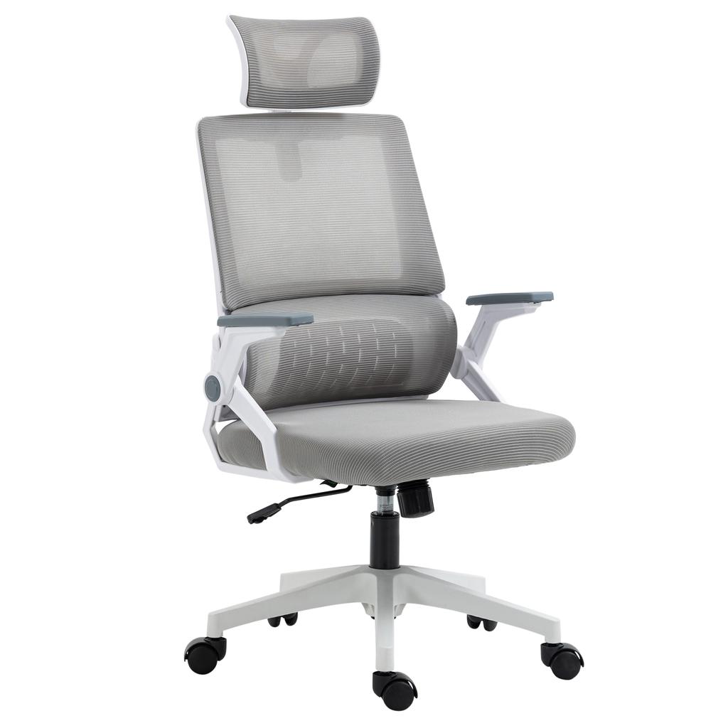 Office Chair Desk Chair Office Chair, height-adjustable, 1 headrest, 60 x 61 x 121.5 cm, Black