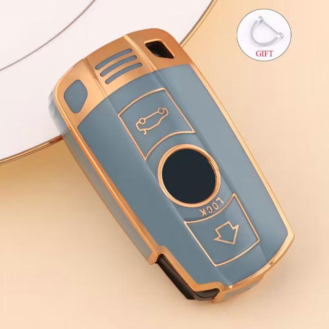 TPU Auto Smart Key Case Cover Fob für BMW E60 E61 E70 E81 E87 E90 E91 E92 X1 X5 X3 1 3 5 6 Serie Z4 Schutz Shell Zubehör