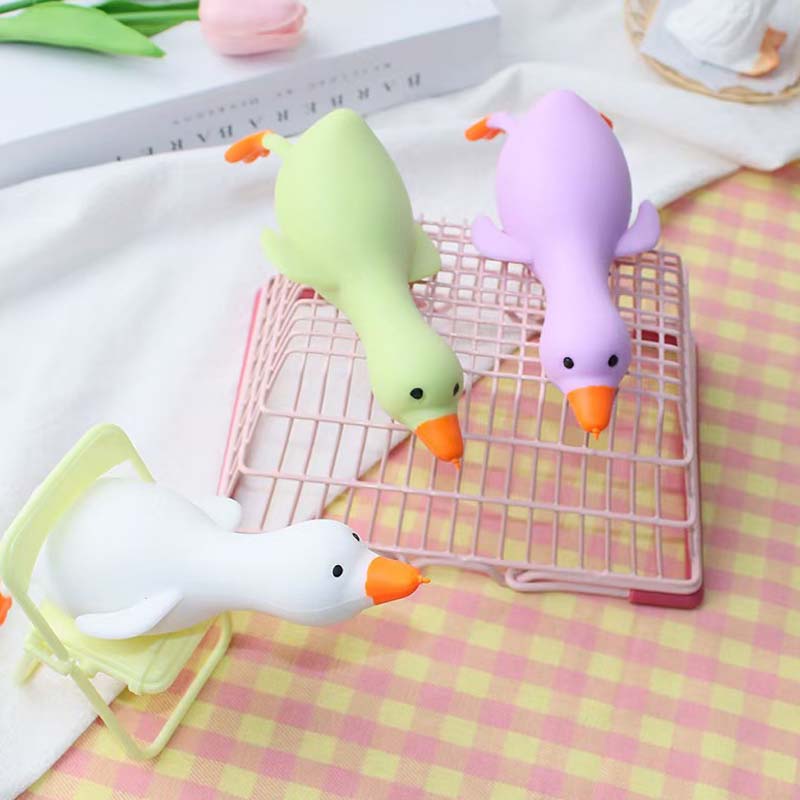 2026 Squishy Antistress Duck Fidgets Toys Cute Goose Animals Vent Toys for Kids Adults Decompression Stretch Toys Gift