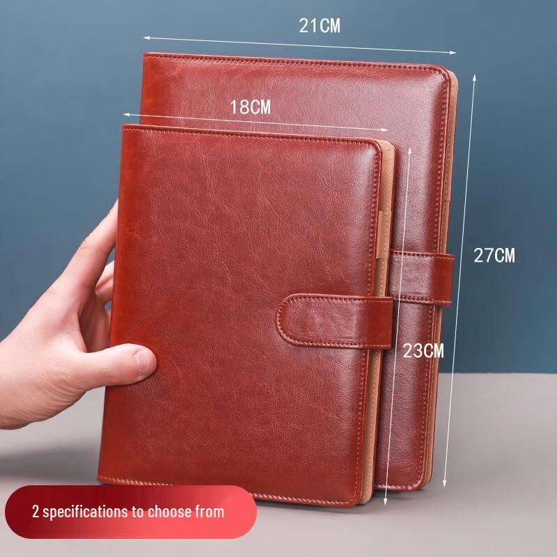 Xutong Simple Leather Loose-Leaf Notebook