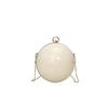 Autumn/Winter  Trendy Designer Handbag Round Ball Bag Acrylic Mini Shoulder Crossbody Bag Chain Bag