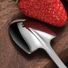 TAORANJU Stainless Steel Dessert Spoons, 4 Pcs Mini Pointed Coffee and Ice Cream Spoons for Cake, Yogurt, Sugar, Tea