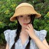 Sunscreen Empty Top Straw Hat Brim Ultraviolet Summer Seaside Women's Vacation Sun Hat New 2025 Large Straw Hat