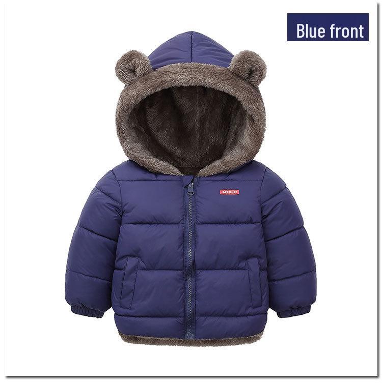 New Lambswool Cotton-Padded Jacket for Boys and Girls - Warm and Thickened Outerwear for Children