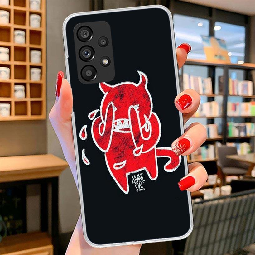 Bnad R-Radiohead Phone Case For Samsung Galaxy A12 A22 A32 A52 A72 A02S Phone Case Note 20 Ultra 10 S10 Plus A51 A71 A50S A20S A