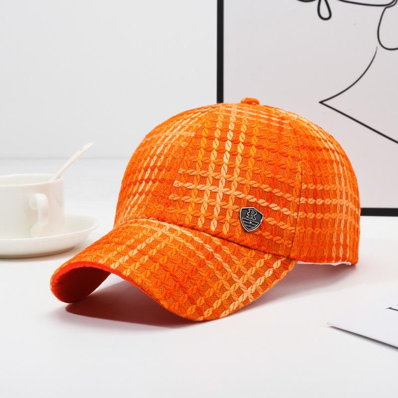 Qiandongge Baseballkappe Herren Mode Straße Lässige Kappe Outdoor Sonnenhut Adjustable orange
