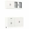VidaXL Ensemble D'armoires De Cuisine 4 Pcs Kalmar Bois D'ingénierie, Ensemble D'armoires, Étagère De Rangement, Placard, 3314853