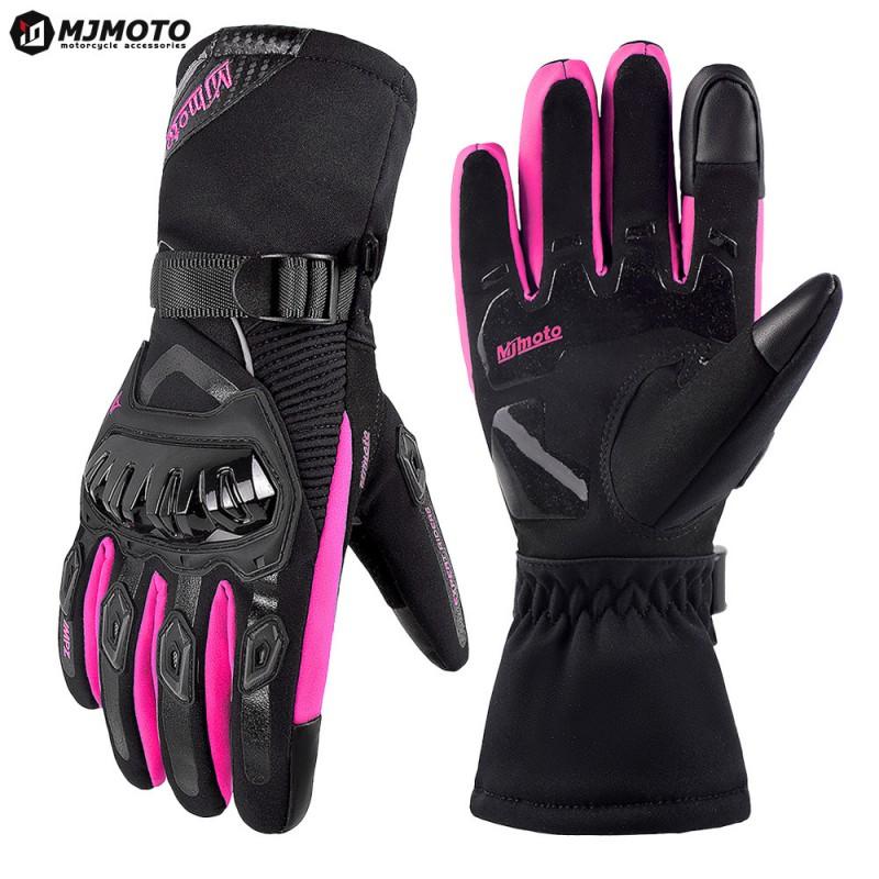 Full Finger Motorcycle Gloves Men Women Anti-Slip Crash Protection Touchscreen Compatible All Season Riding Gear