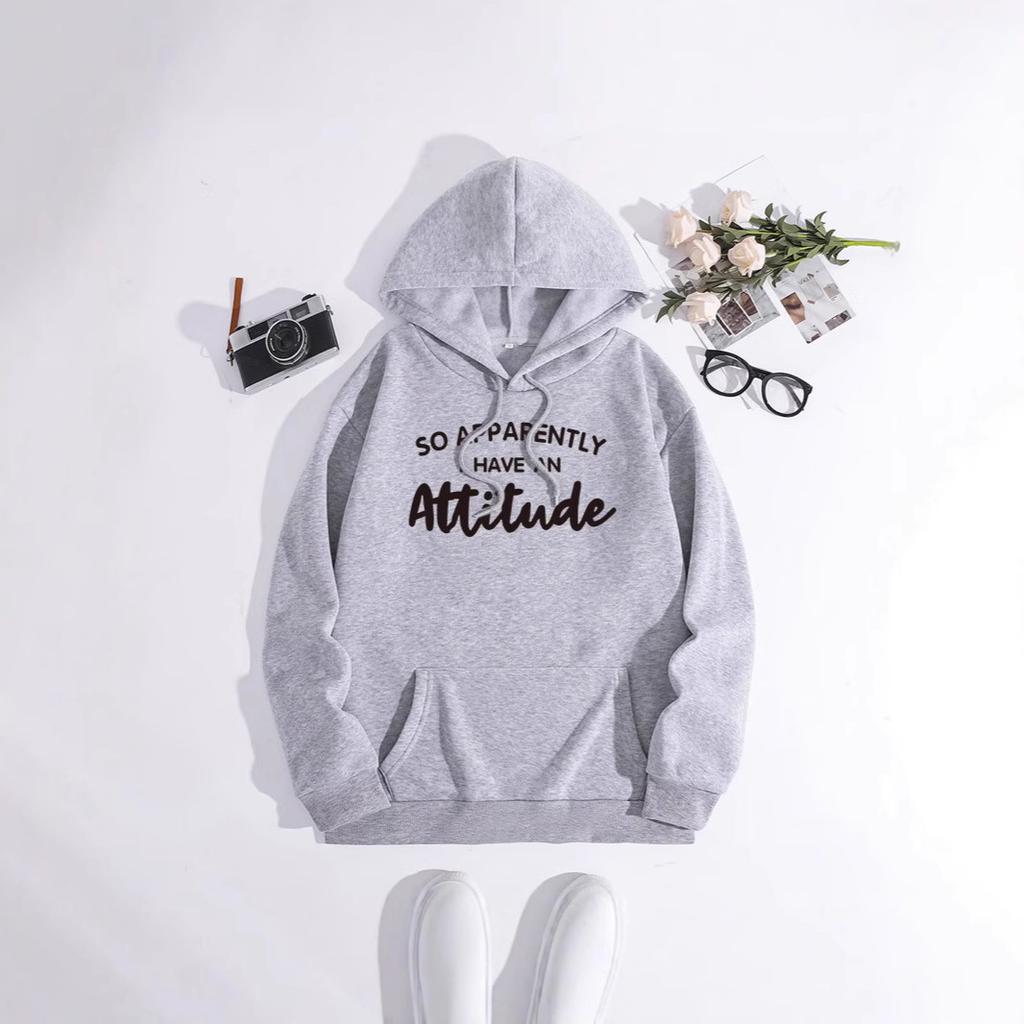Autumn and Winter Threaded Sweater New Letter Fashion Printing Hooded Fleece Sweater Men's and Women's Tops