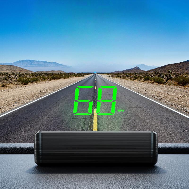 

1 шт. Автомобильный проекционный HD дисплей M2 GPS спидометр скорость цифровой HUD проектор на лобовое стекло для всех автомобилей автоэлектроника аксессуары