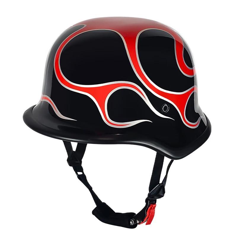 Retro German Style Half Helmet