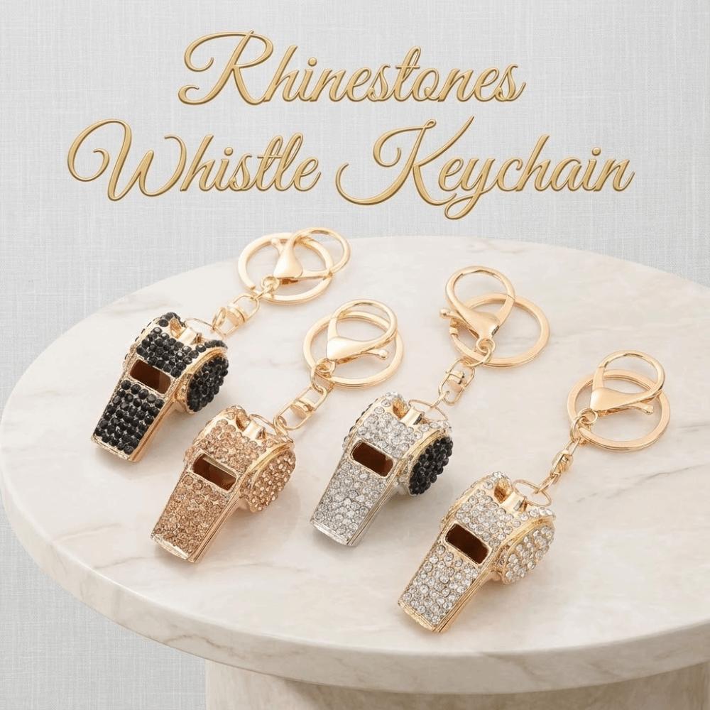 Waterproof Metal Whistle Key Chain Creative Referee Whistle  for Referee,Basketball,Lifeguard