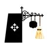 Library Style Ornament Ghost Reading Bookshelf Light, Vintage Metal Book Nook Lamp, Spooky Bookend Lamp Ornament, Warm LED Shelf Light for Lovers