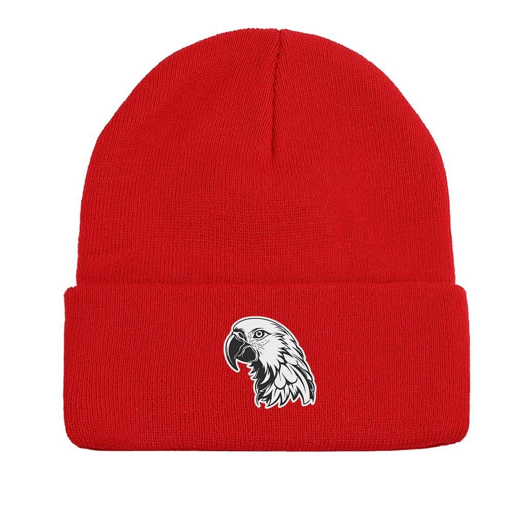 Black White Lion Winter Knit Hat Beanie, Animal Man Cap Elastic Thermal Solid Color Gorro Knitted Hat Beanie