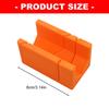 90 Degree And 45 Degree Angles Cutting Guide Compacts Woodworking Miter Box For Precise Straight And Miter Cut Enduring