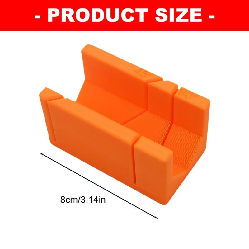 90 Degree And 45 Degree Angles Cutting Guide Compacts Woodworking Miter Box For Precise Straight And Miter Cut Enduring