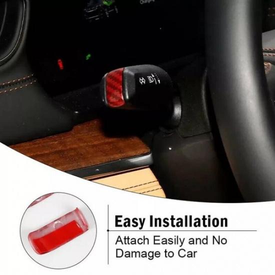 Red Carbon Turn Signal Lamp Wiper Trim Accessories For Jeep Grand Cherokee 22-24