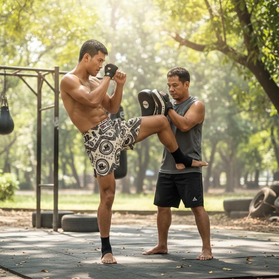 Muay Thai Boxing Elephant Pants Kickboxing Shorts Training Print Elastic Waistband Quick Dry Martial Art Unisex Men Women Fitness Workout Streetwear