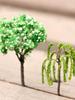 Decorative Miniature Trees & Succulents for Landscaping: Mini Fruit, Willow, Golden Leaf Trees, Moss Micro Landscape DIY Materials
