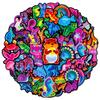 10/30/50pcs Funny Cute Neon Animal Graffiti Stickers Kawaii Cartoon Creative Sticker Guitar Phone Laptop Bike Waterproof Decals