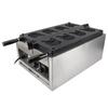 Commercial Waffle Maker Non Stick 8 Mould Bulldog Fun Shape Dual Side Heating Electric Waffle Baker
