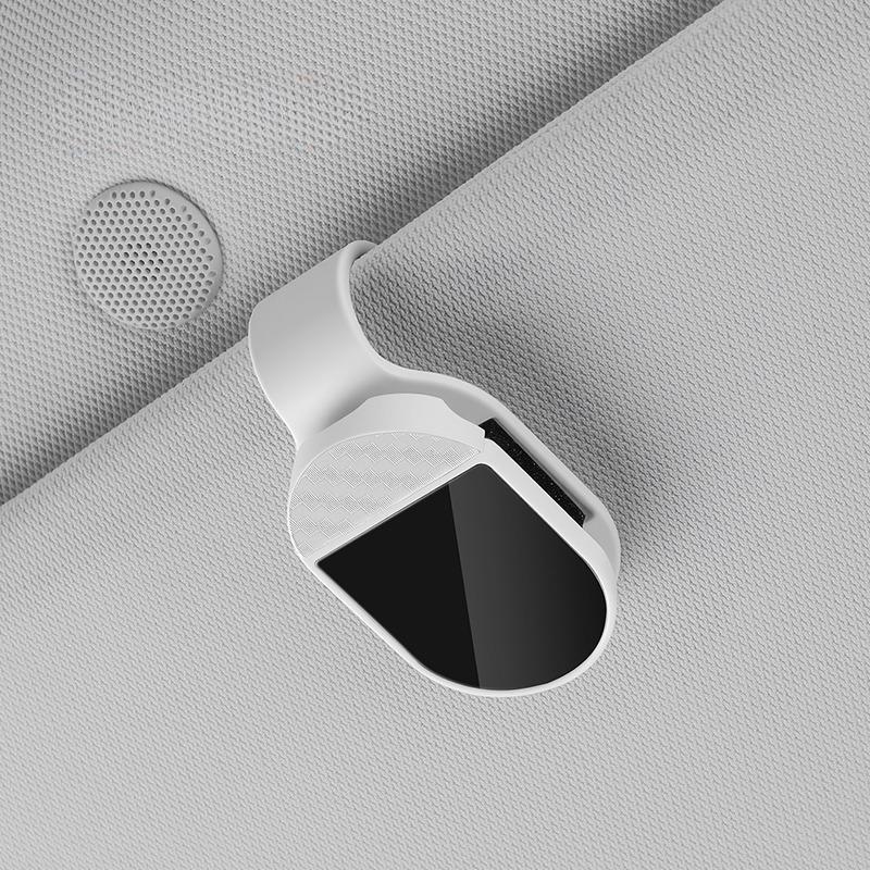 1Pc Carbon Fiber Texture Universal Car Sun Visor Sunglasses Clip Anti-Scratch Sponge Eyeglasses Storage Holder