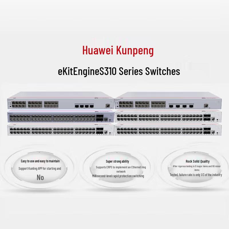 Huawei Kunling 24-Port Gigabit Managed Switch S310-24T4X