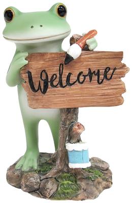 DAIKAI Figurine X 5 X Cm Kopo Welcome Board and Frog 72265 - 7.2 10.2