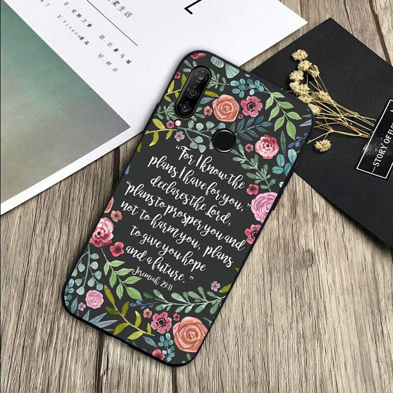 Bible Verse Jesus Christ Christian For Huawei Nova 11 9 10 SE Y70 Y60 Y90 Y61 Y91 Y73 Y72 12i 11i 8i P30 P40 Lite P60 Pro Case