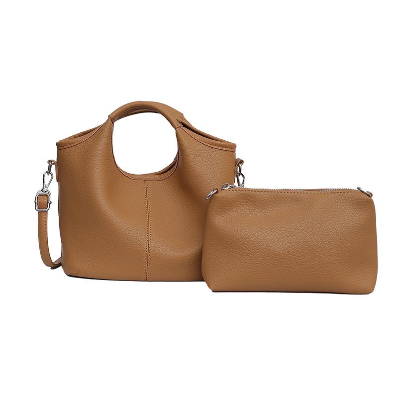 Retro work commuter bag women's large-capacity new casual versatile messenger bag women's hand-held child and mother bag