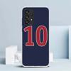 FootBall Number 7 10 30 Soft Cover for Samsung Galaxy A17 A37 A57 A16 A26 A36 A56 A15 A14 A55 Phone Case A13 A53 A25 A35 A24 A34