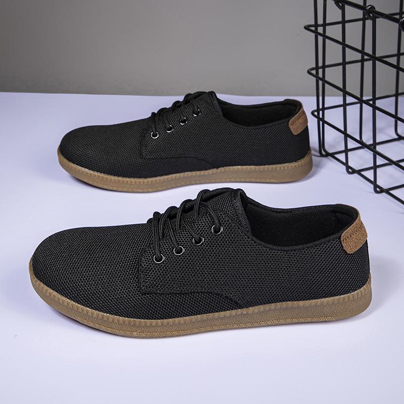 Fashion Fujeak Plus Size 46 Casual Wide Barefoot Shoes Anti Slip Men's Sneakers Minimalist Walking Shoes Ultralight Breathable Footwear