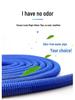 Copper-Plated Telescopic TPE Garden Water Hose for Car Wash, Expands 3x, Blue.