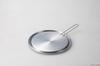 Sugiyama Metal Takumi Iron Frying Pan 26cm with Lid, Nano Embossed Surface, Non-stick, Made In Japan
