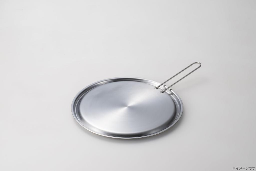 Sugiyama Metal Takumi Iron Frying Pan 26cm with Lid, Nano Embossed Surface, Non-stick, Made In Japan