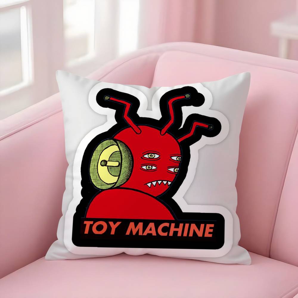 T-Spielzeug M-Maschinen S-Skates Kissenbezug Sofa Kurzer Plüsch Doppelseitiger HD-Druck Zimmer Heim Büro Geschenk Kissenbezug